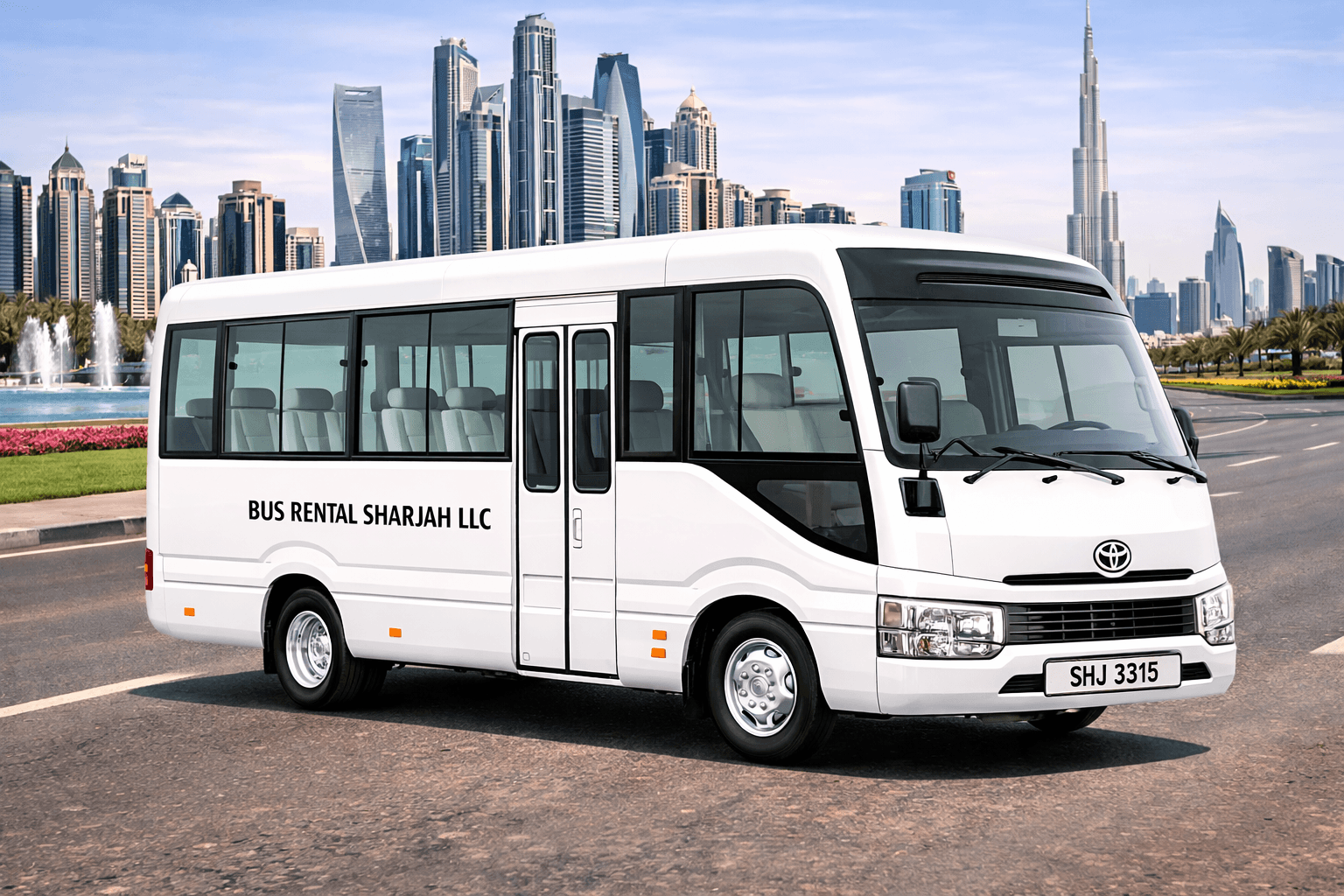 Toyota Coaster 23 Seater Mini Bus