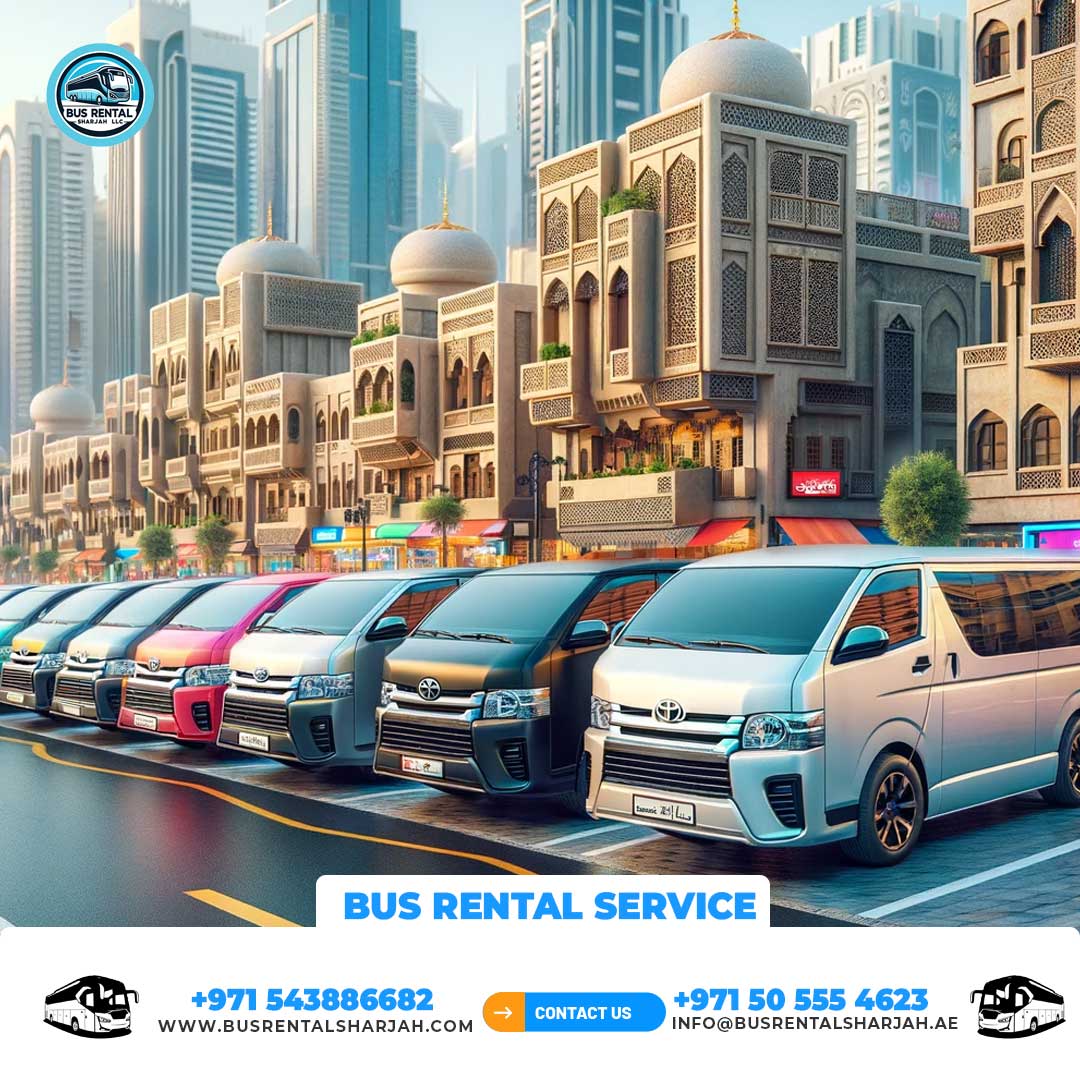 15 Seater Van Rental in Sharjah with Driver - Hire Now!